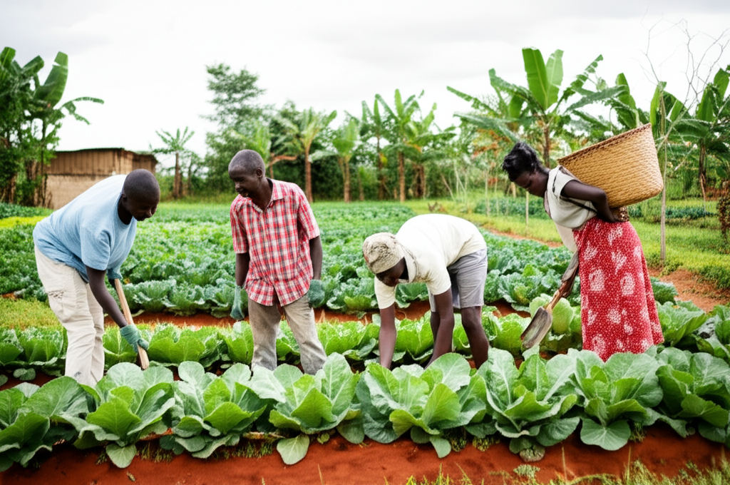Flycorp Farms team working